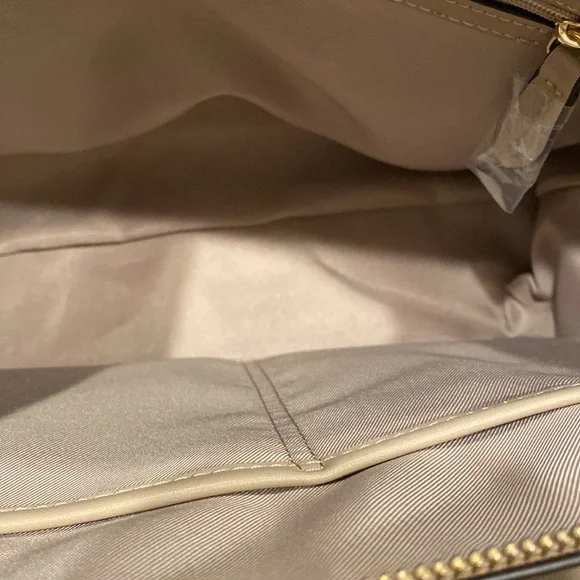 Nine West floral crossbody/shoulder top zip satchel - Picture 5 of 10